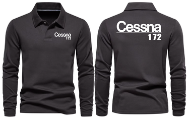 CESSNA 172 LONG SLEEVE POLO